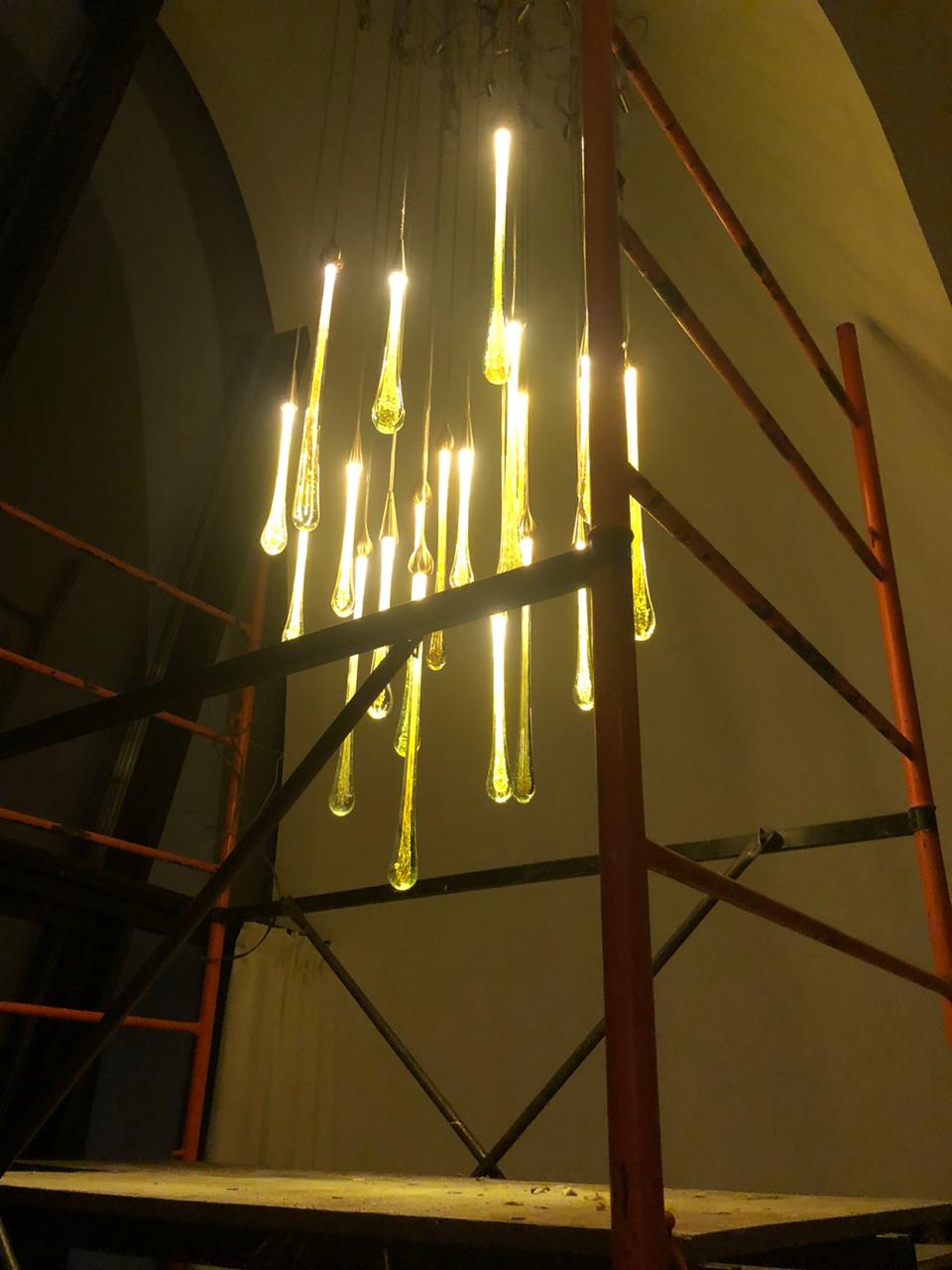 Светильники на заказ от стеклодувной мастерской Русвуздизайн